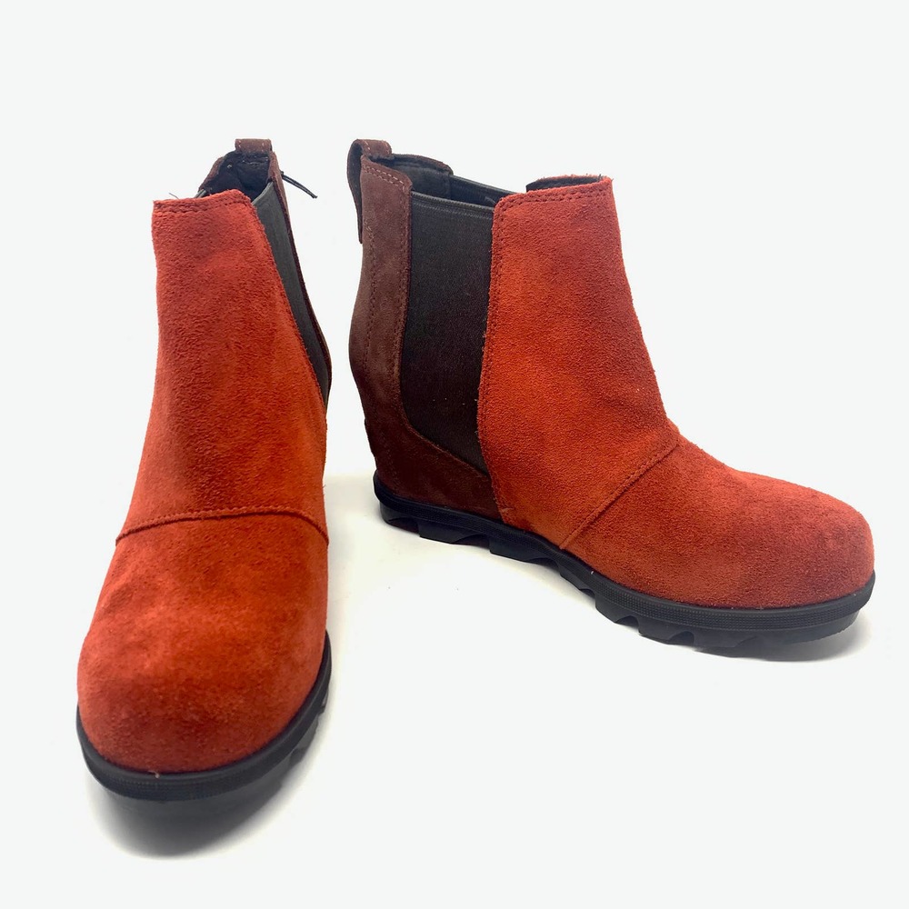 Sorel Joan of Arctic Wedge II Chelsea Bootie Red - Picture 5 of 12